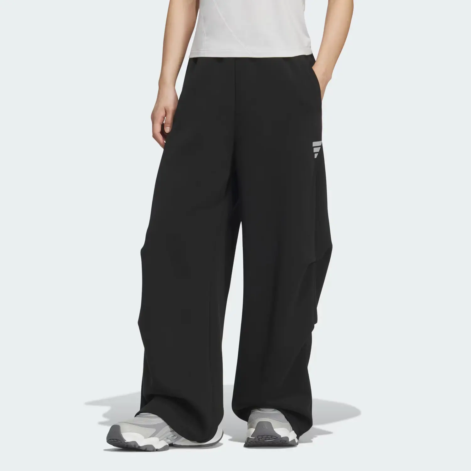 Брюки FOS TRACKSUIT BOTTOMS повседневные женские Adidas, черный — фото 3