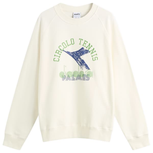 

Diadora X palmes legacy crew sweat, snow белый