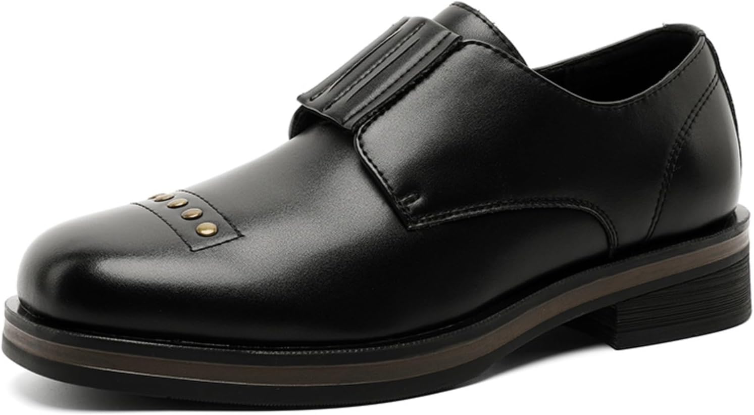 

Мужские лоферы без застежки, стильная повседневная обувь - идеально для ежедневного офиса, городских поездок и элегантно-повседневного стиля Kpdwfms, черный