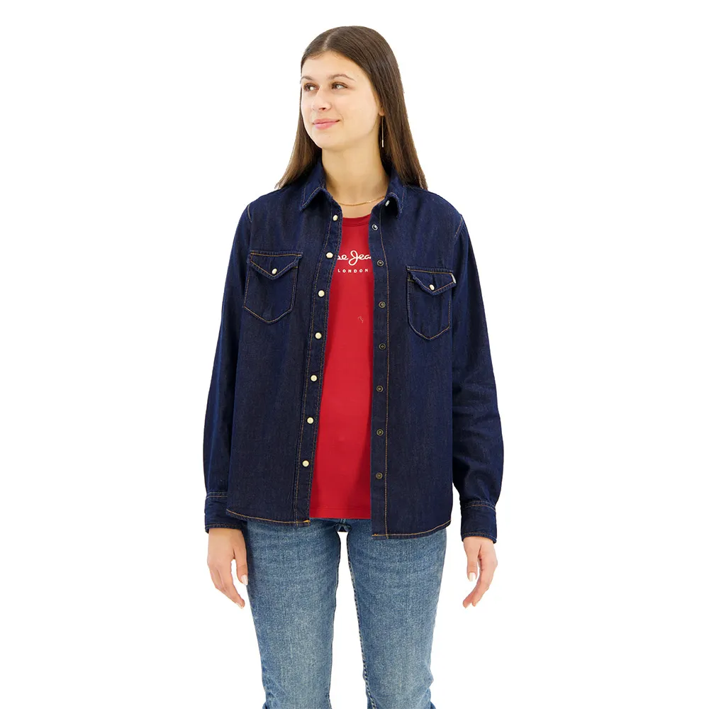 

Рубашка Pepe Jeans PL304894, синий