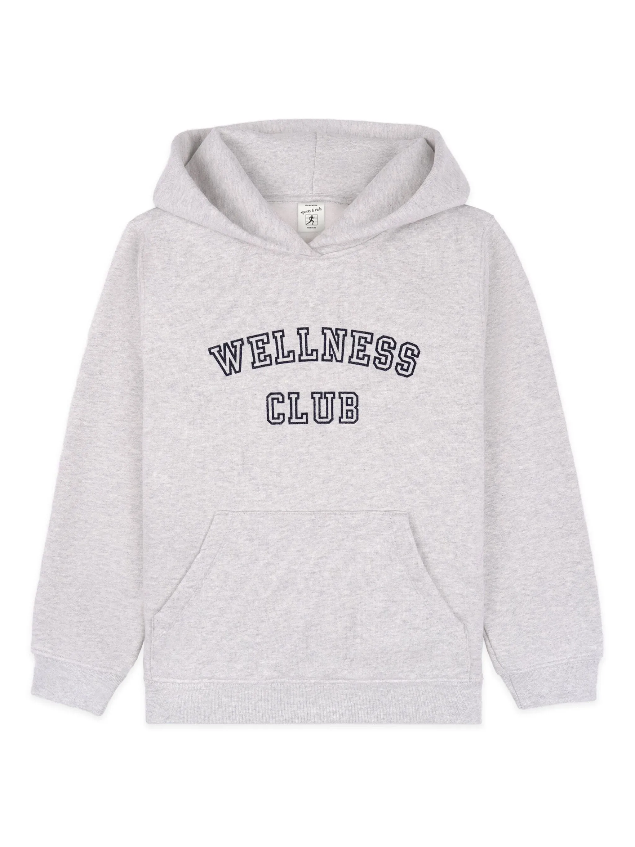 

Худи Wellness Club Sporty & Rich Kids, серый