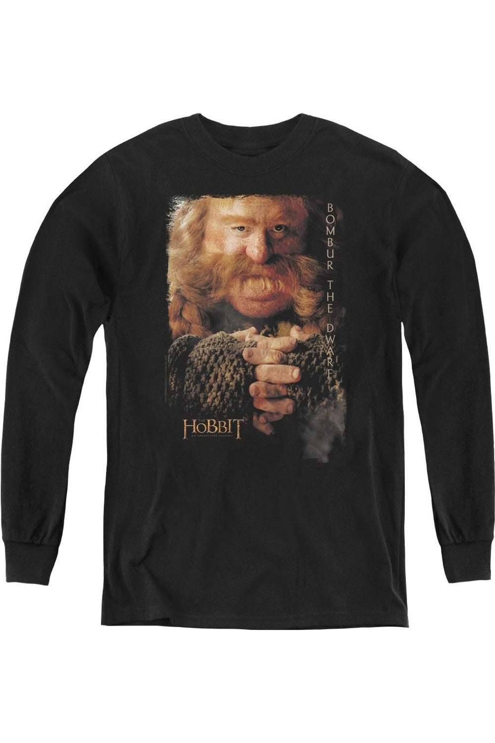 

Футболка с длинным рукавом The Hobbit Bombur Youth Gildan, черный