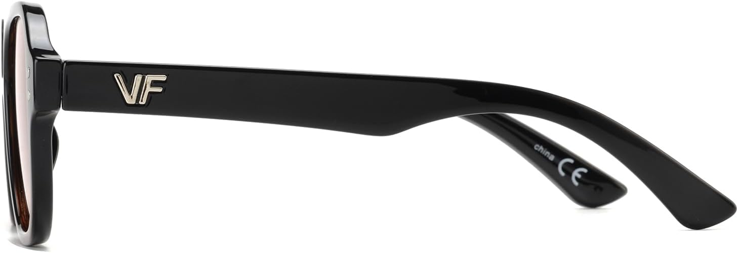 

Солнцезащитные очки-авиаторы OUWEN в стиле ретро, ​​поляризованные, квадратной формы, для женщин и мужчин, модные дизайнерские прямоугольные солнцезащитные очки в стиле 70-х OW2239, Black/Orange