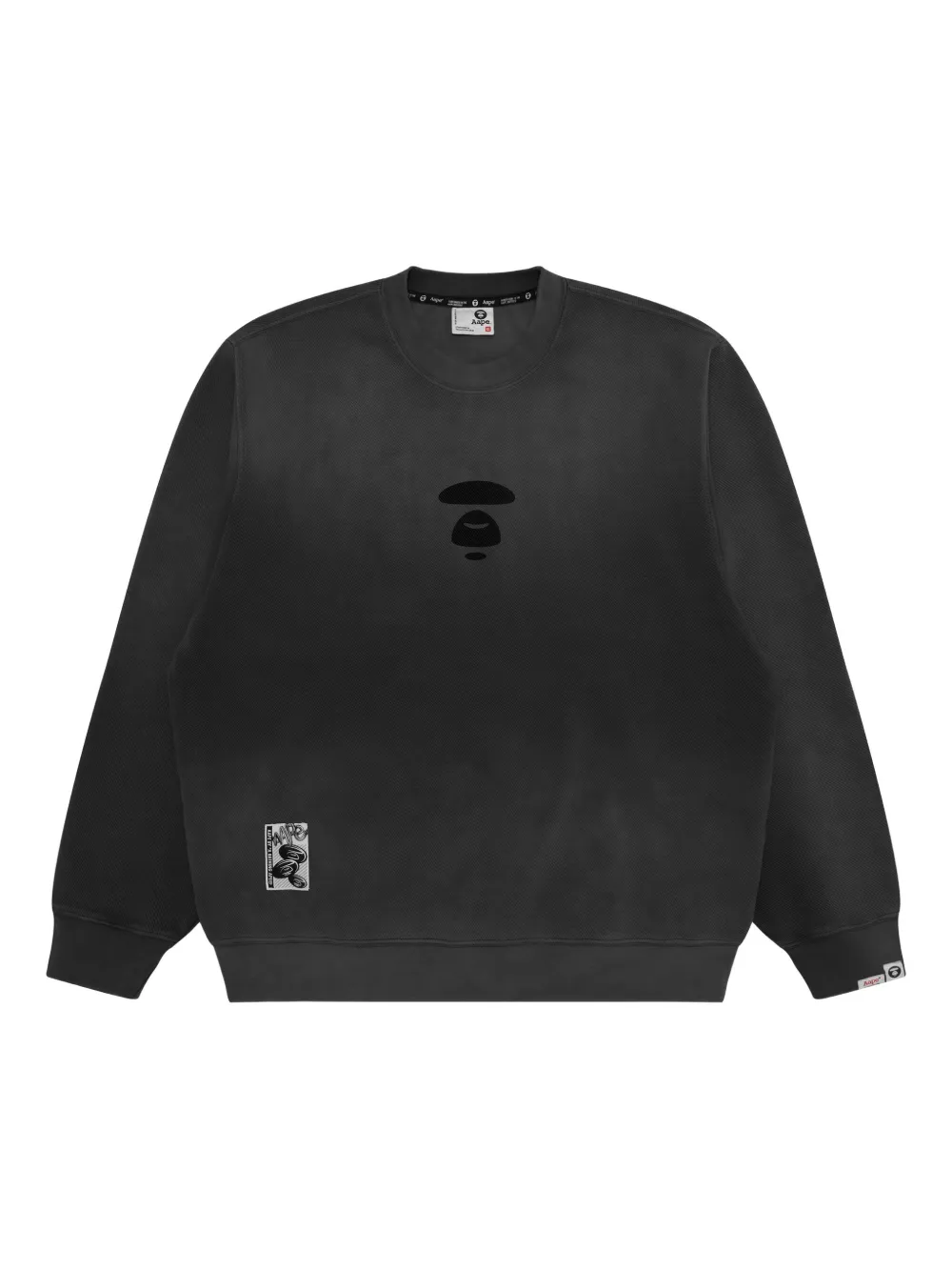 

Свитер с нашивкой-логотипом AAPE BY *A BATHING APE, черный