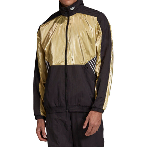 Куртка adidas originals TLM 02 Trackt Sports Jacket Black, черный — фото 3