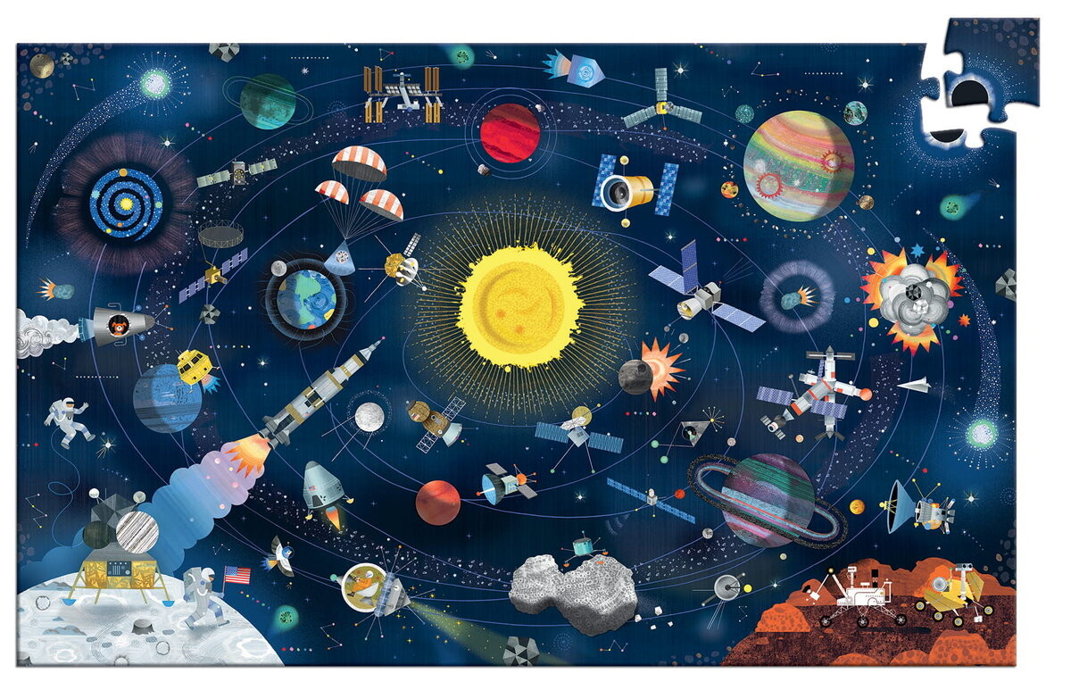 

Пазл Djeco, Space - Observation Puzzle, 200 шт.