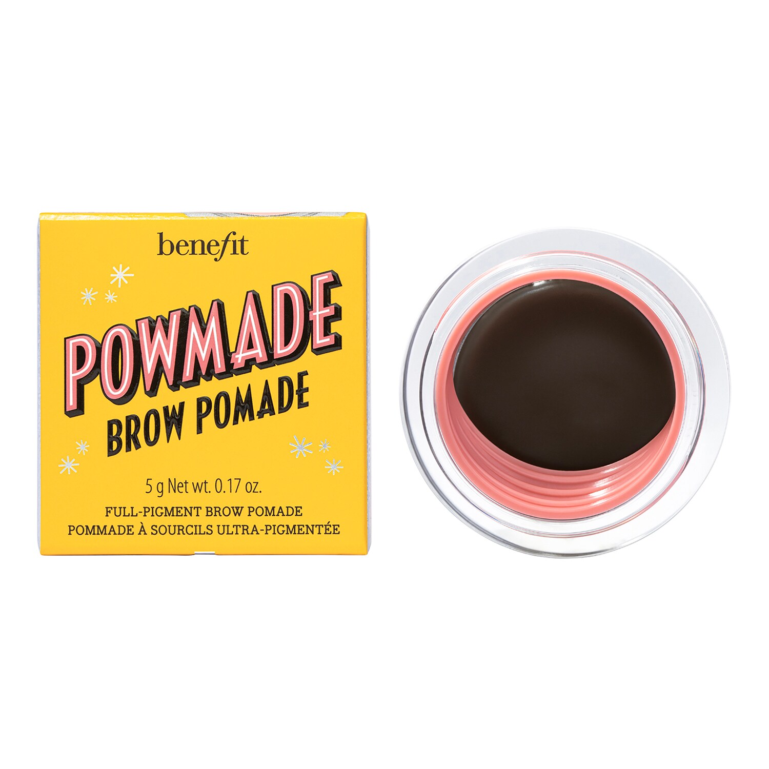 

Высокопигментированная помада для бровей POWmade Brow Pomade Benefit Cosmetics, Shade 4.5 Neutral Deep Brown (5 g)