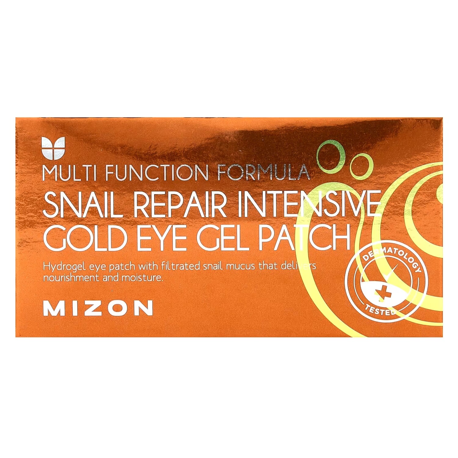 Патчи под глаза Mizon — Гидрогелевые для глаз Snail Repair Intensiv Gold, 60 патчей по, 1.4 г — фото 2