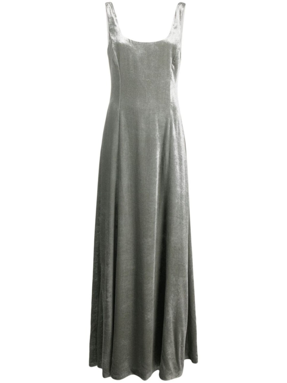 

Ralph Lauren Collection бархатное платье Nerissa, серебристый