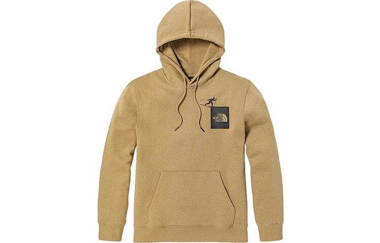 

Толстовка унисекс коричневая The North Face, коричневый