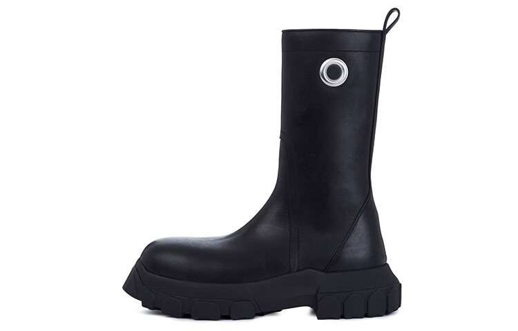 Ботинки Boot женские высокие черные Rick Owens
