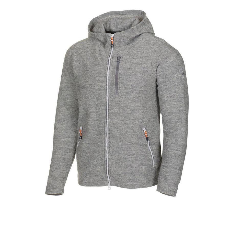 

IVANHOEOEFSWEDEN Мужской кардиган Titus Hoodie – Grey Marl – Grey
