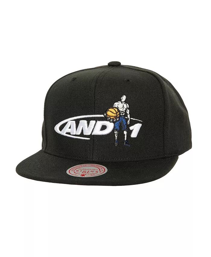 

Мужская черная бейсболка Snapback x And 1 30 лет Mitchell & Ness