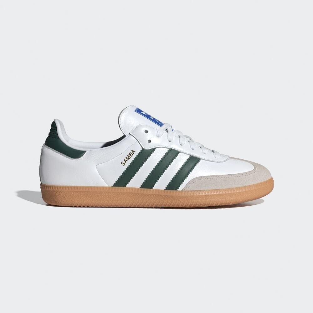 

Кроссовки Adidas SAMBA OG, цвет White/College Green/Gum