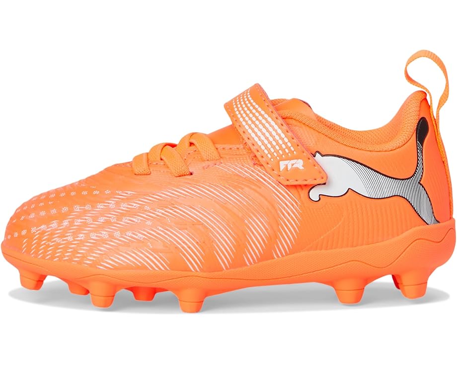 Детские бутсы Puma Future 9 Play Hook and Loop Firm/Artificial Ground для малышей и детей PUMA Kids, Glowing Red/White/Black — фото 4