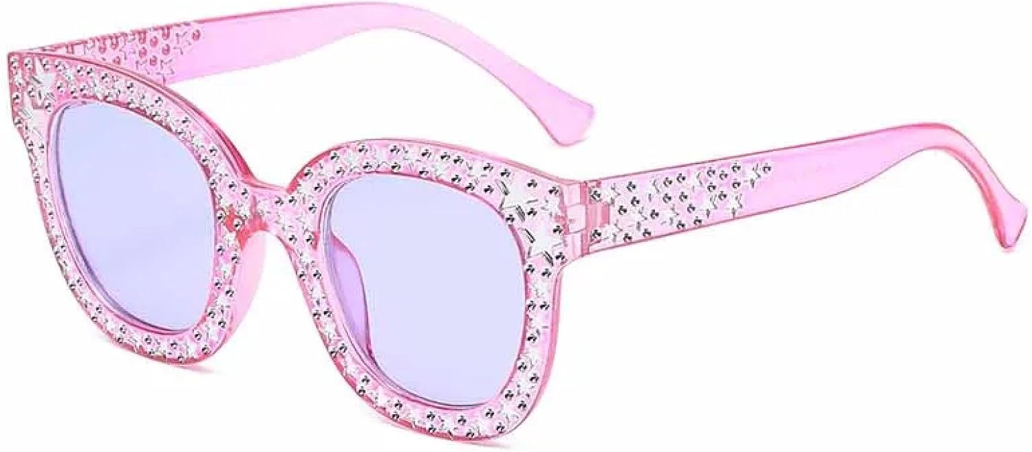 

Винтажные роскошные солнцезащитные очки «Гипсофила» для женщин, модные, классические, в стиле панк, для путешествий, с защитой от УФ-излучения UV400 TKKTLLT, Purple Purple