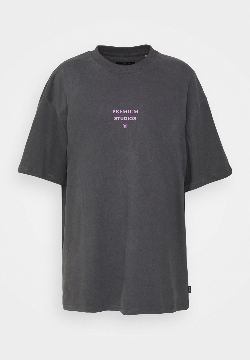 

Футболка с принтом Jprblaharvey Info Tee Crew Neck Unisex Jack & Jones, серый