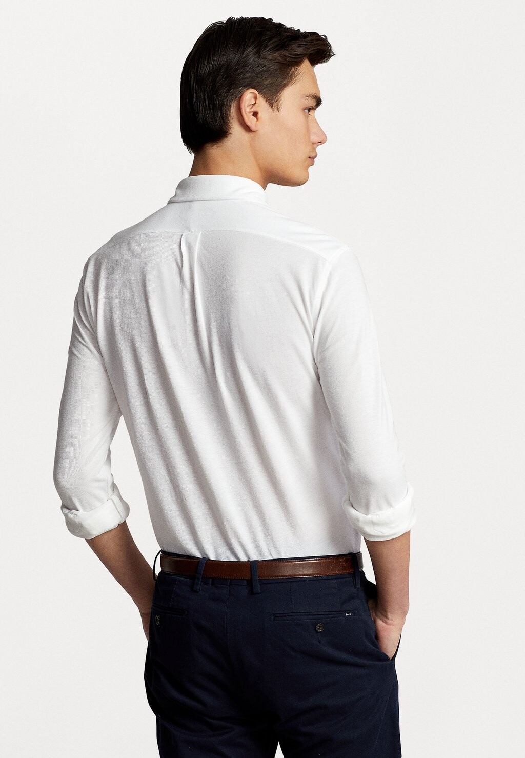 Рубашка Long Sleeve Polo Ralph Lauren, белый — фото 3