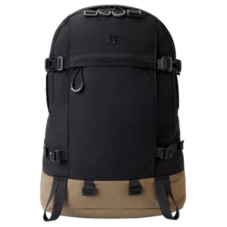 

KOLON SPORT Большой унисекс рюкзак из ткани черный и хаки, Black & Khaki