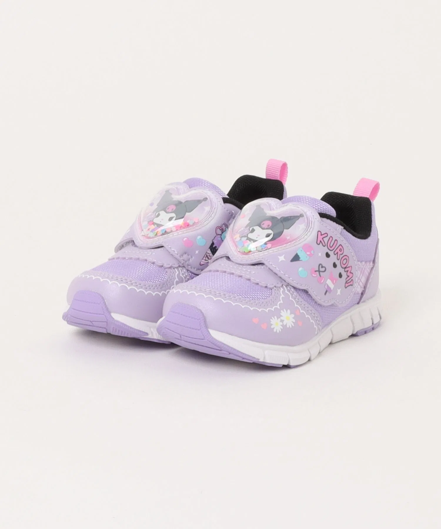 Детские кроссовки с бантом Moonstar Sanrio 7221 ABC-MART фиолетовые