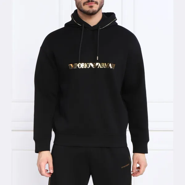 

Толстовка обычного кроя Emporio Armani, черный