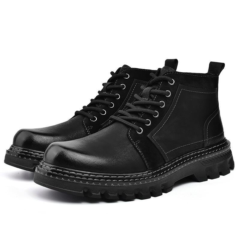 Туфли мужские Men"s Casual Men High-Top Laoks, коричневый — фото 4