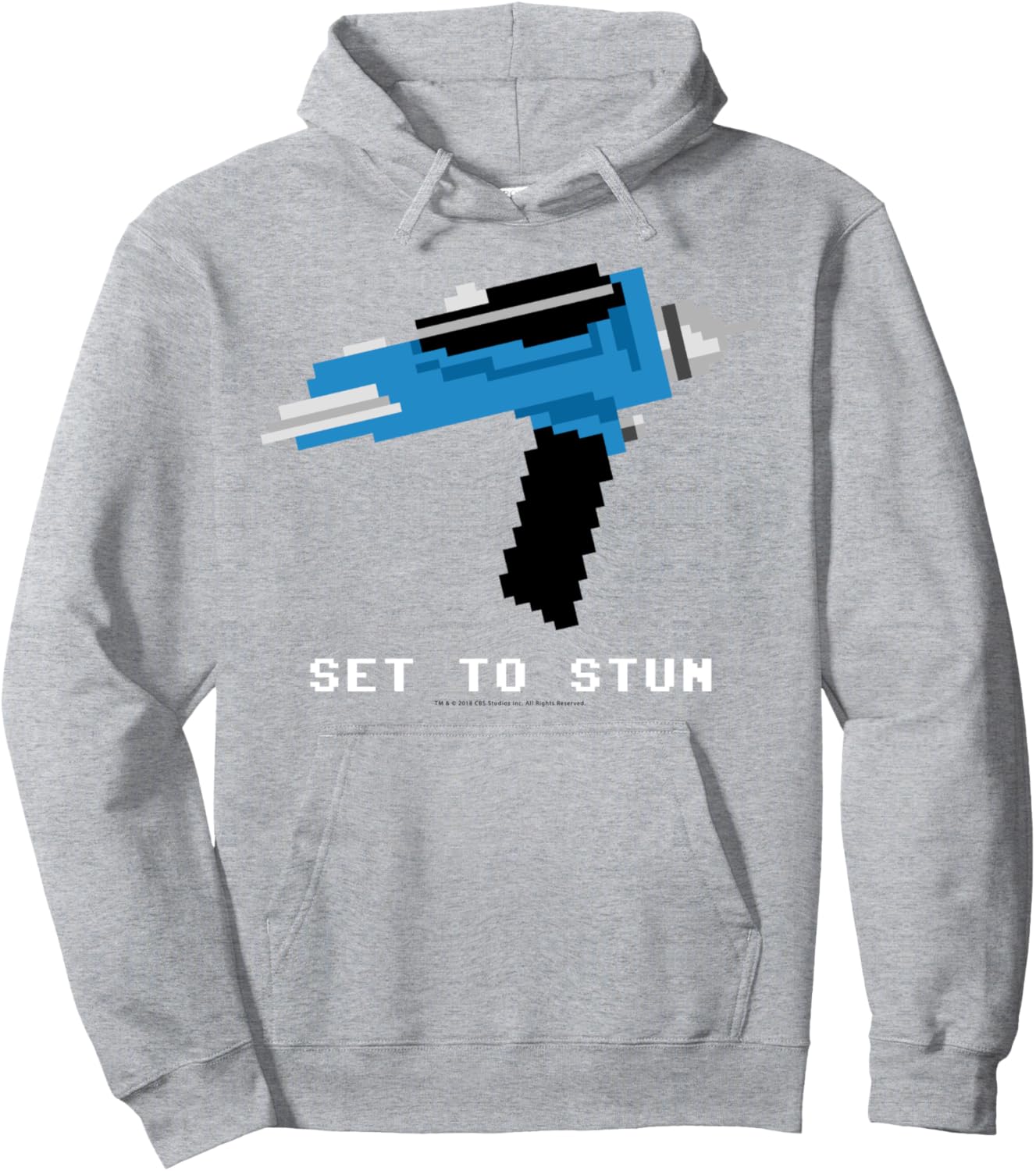 

Толстовка Star Trek Original Series Pixel Phaser Set To Stun, серая, Серый, Толстовка Star Trek Original Series Pixel Phaser Set To Stun, серая