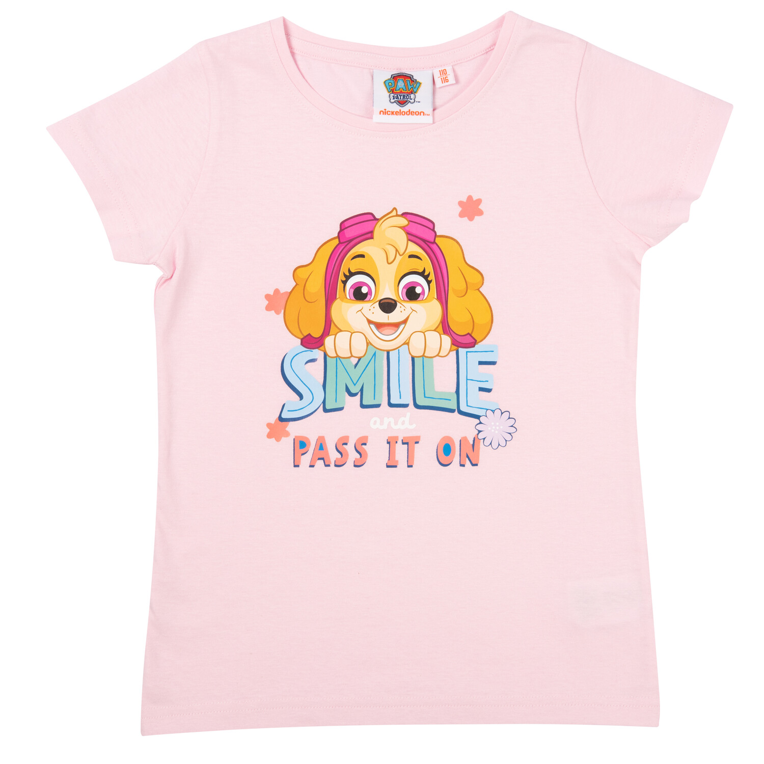 

Футболка United Labels Paw Patrol Skye Smile and pass it on, розовый