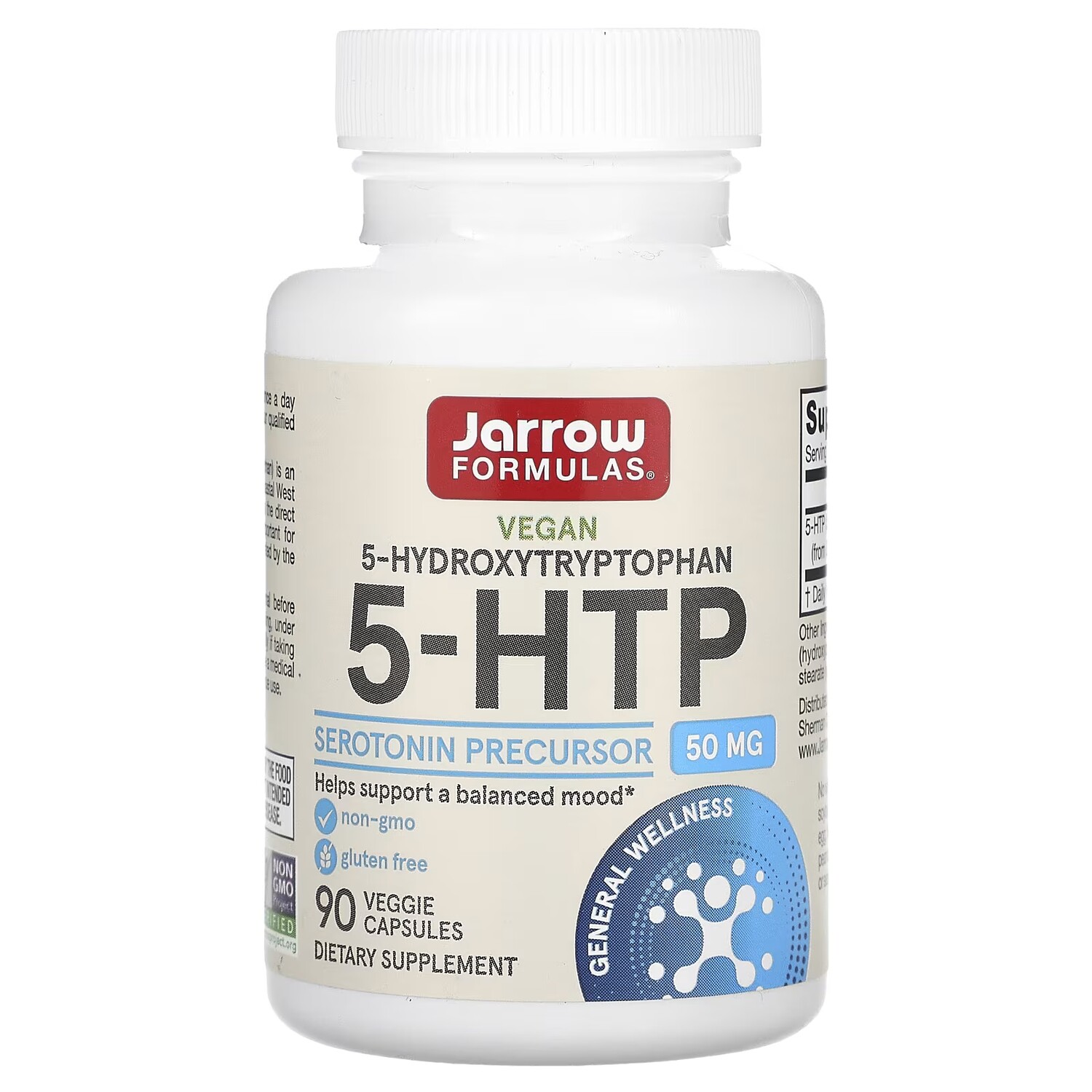 

Jarrow Formulas 5-HTP, 90 капсул