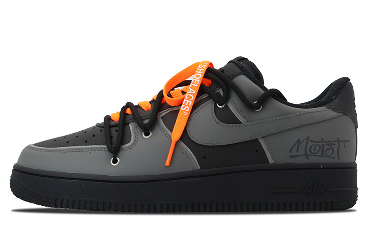 

Кроссовки Nike Air Force 1 Skateboarding Shoes Women's Low-top Orange, черный