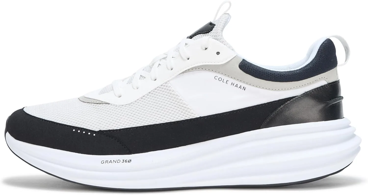 Мужские беговые кроссовки Cole Haan Originalgrand Quadstreak, белый/черный — фото 2