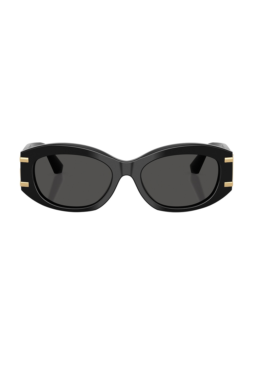 

Овальные солнцезащитные очки Dolce & Gabbana, black