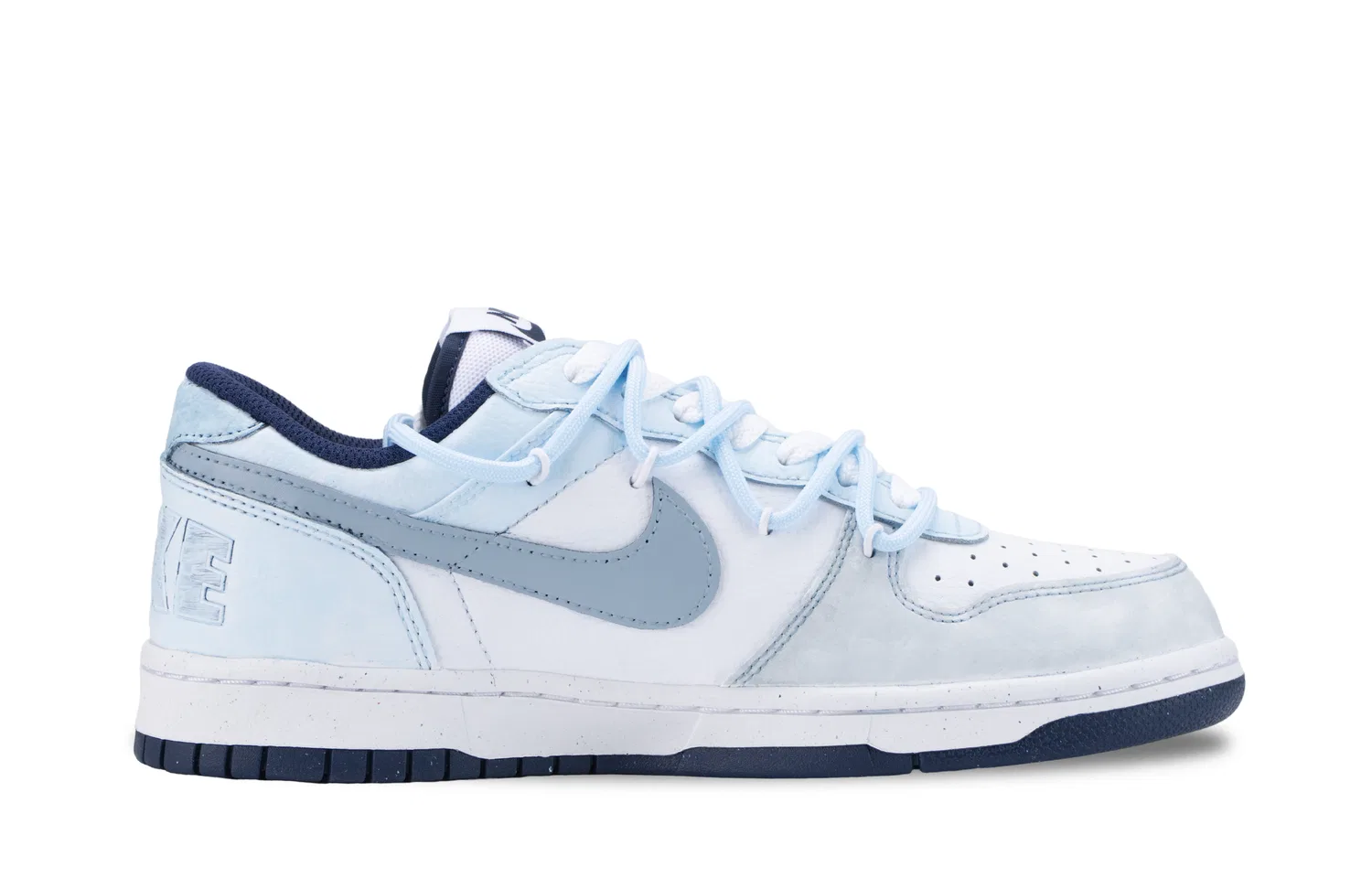 Кроссовки Nike Big Low бело-синие — фото 4