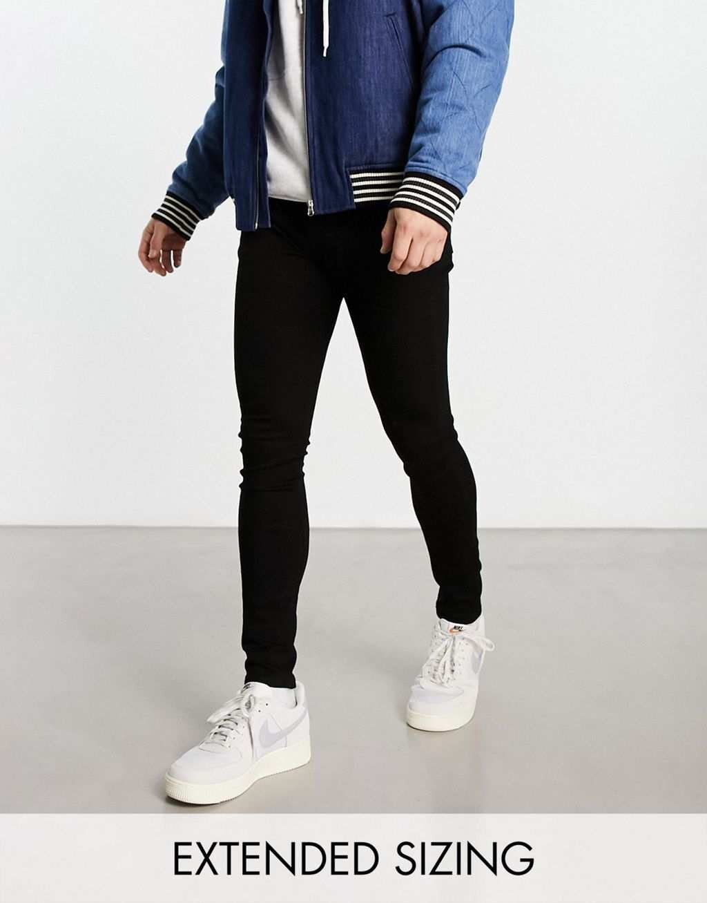 

Джинсы мужские ASOS DESIGN эластичные, черный