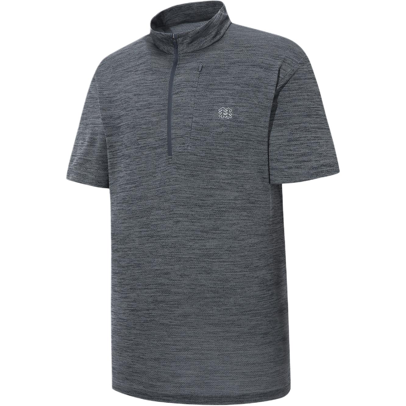 

Мужские футболки с воротником-стойкой, тонкие Kolon Sport, черный