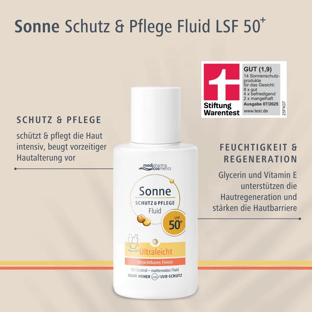 Солнцезащитный флюид «Sun Protection & Care Fluid» с SPF 50+ от Medipharma Cosmetics Medipharma Cosmetics — фото 4