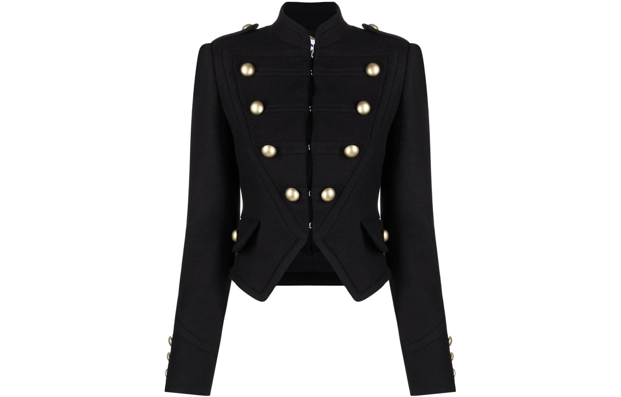

MOSCHINO Куртка женская, черная, Черный, MOSCHINO Куртка женская, черная