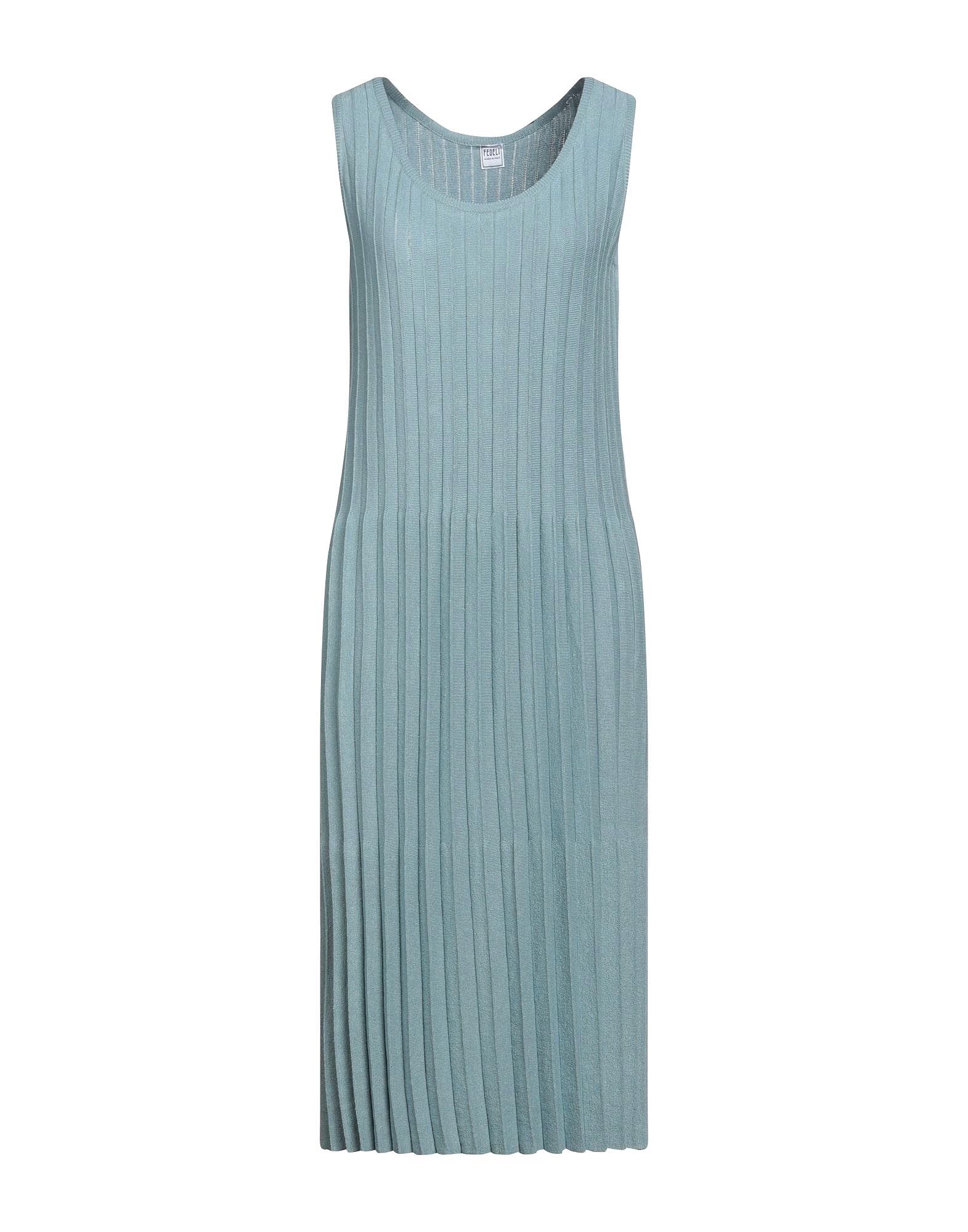 

Платье миди Fedeli, пастельно-голубой