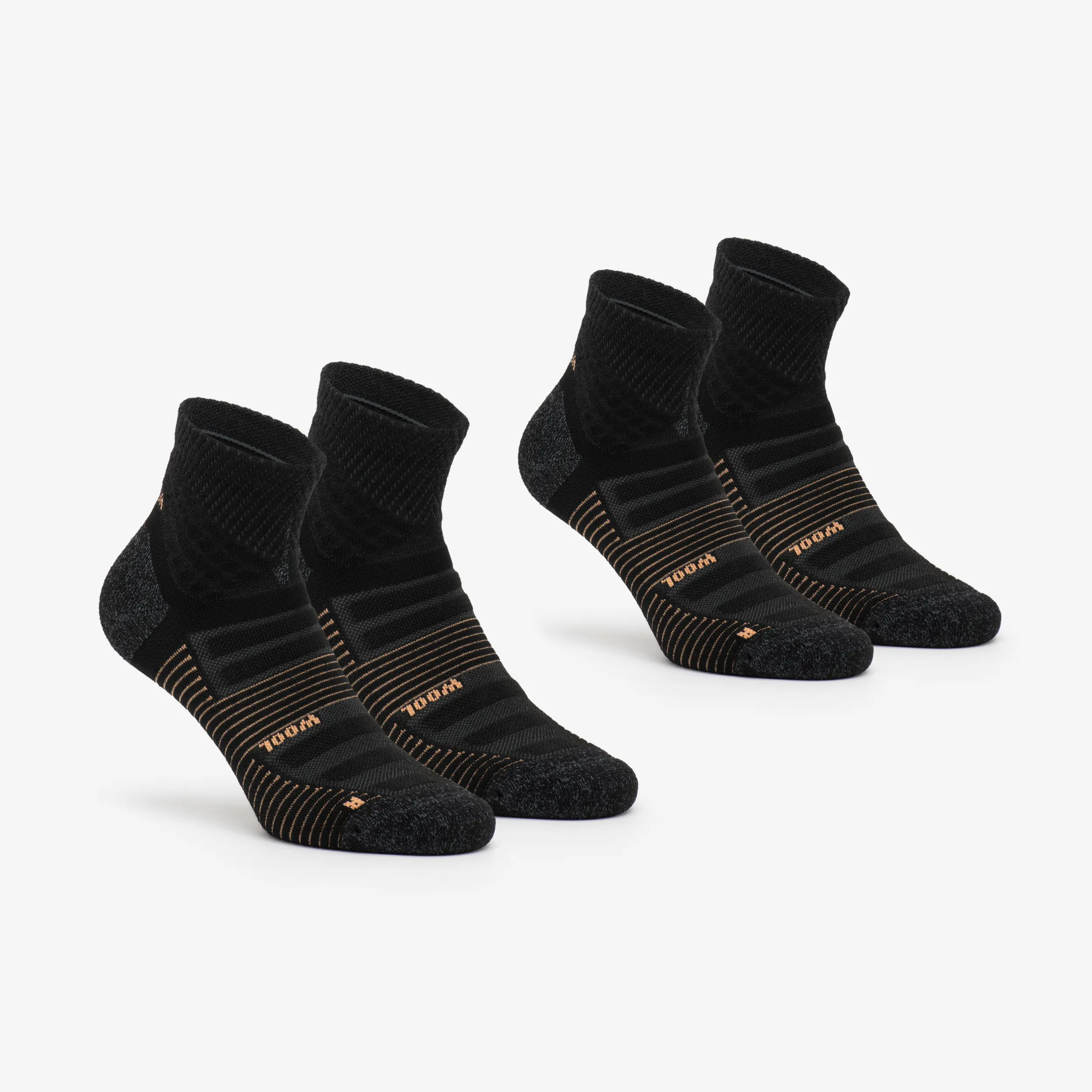 

Мужские треккинговые носки Hike 900 средние две пары упаковка черные