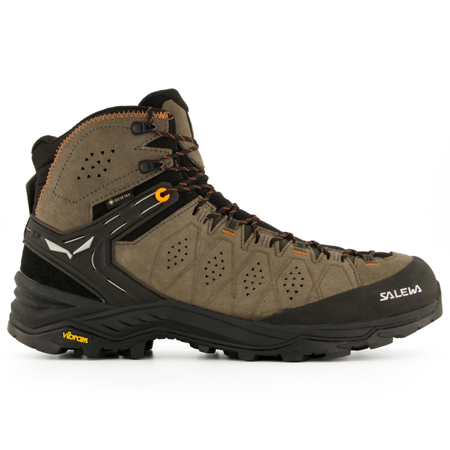 

Ботинки для прогулки Salewa Alp Trainer 2 Mid GTX, цвет Wallnut/Fluo Orange