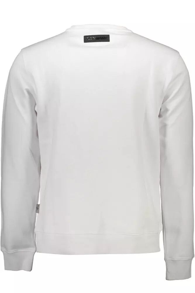 

Мужская толстовка с длинными рукавами Plein Sport Athletic Elegance, белый