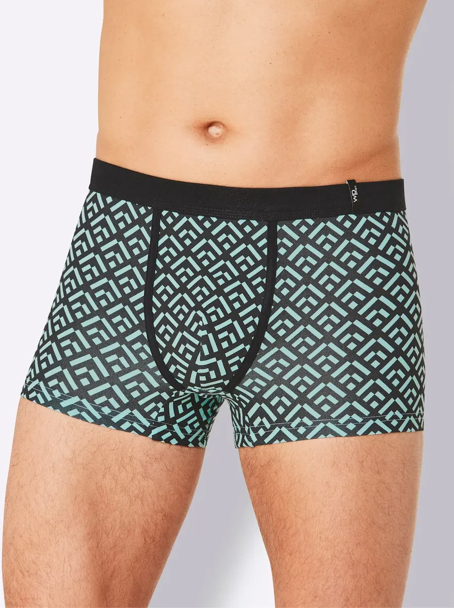 

Трусы (3 шт.), цвет Schwarz-Mint + Anthrazit + Grau