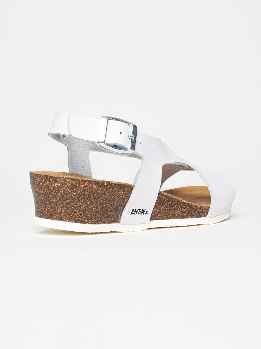 Босоножки на высоком каблуке Bayton Sandals Salamanque, белый — фото 3