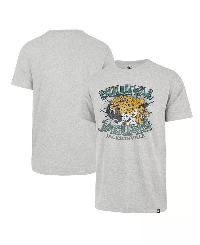 

Мужская серая рваная футболка Jacksonville Jaguars Regional Franklin '47 Brand, серый