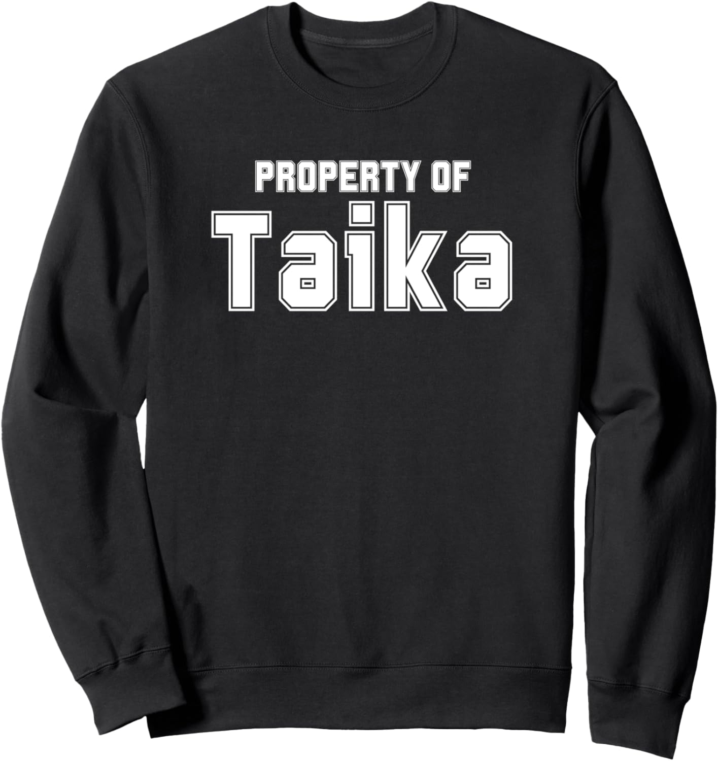 

Забавная толстовка с мусульманским именем TAIKA's Wealth в подарок Funny Asian Name Gifts Property Of Co., черный