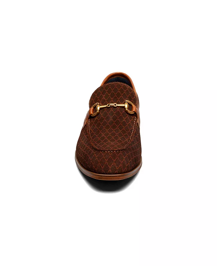 Мужские ботинки Brinkley Moc Toe с металлической вставкой на подъеме Stacy Adams, коричневый/бежевый — фото 2