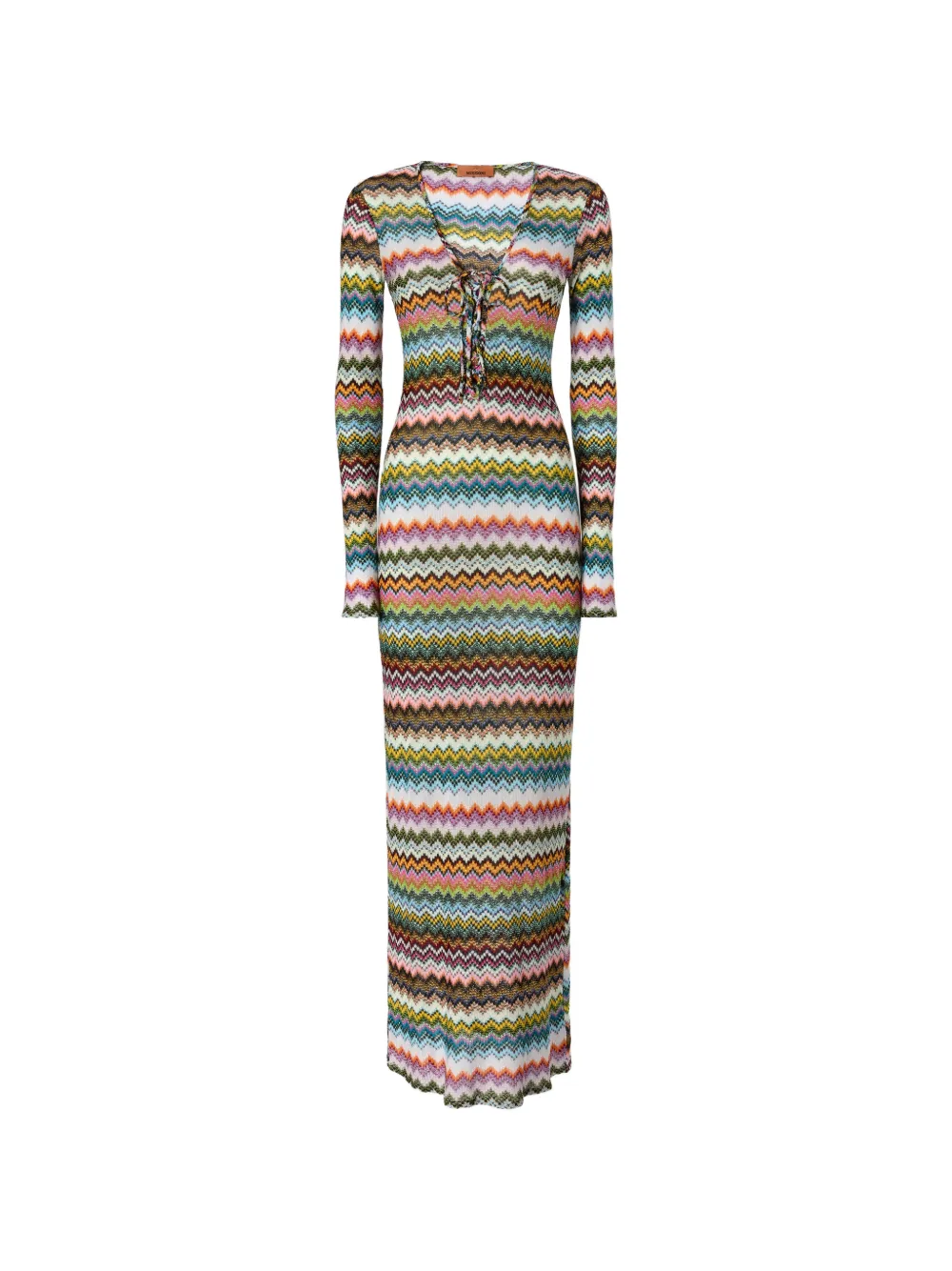 

Пляжное платье с шевронным узором Missoni, синий