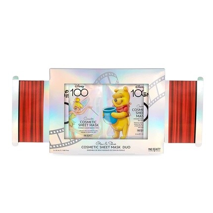 

Тканевые маски для лица Disney 100 Years Of Wonder Duo Limited Edition — Рапунцель и Тинкер Белл — огурец и кокос с гиалуроновой кислотой, Mad Beauty