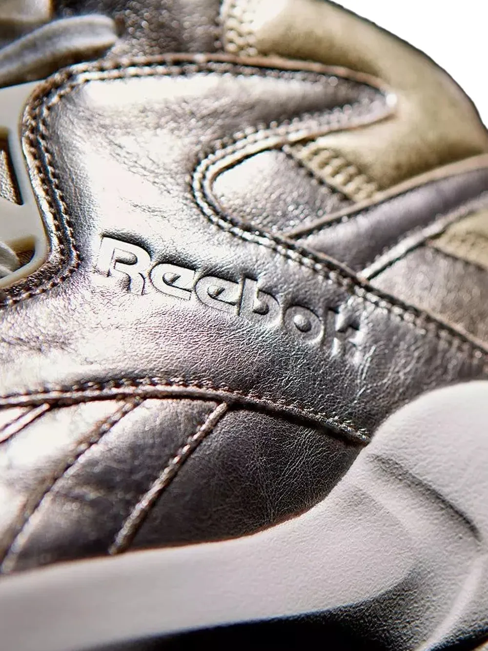 Кроссовки SHAQ Attaq "Celebrate - Silver" REEBOK, серебяный — фото 2