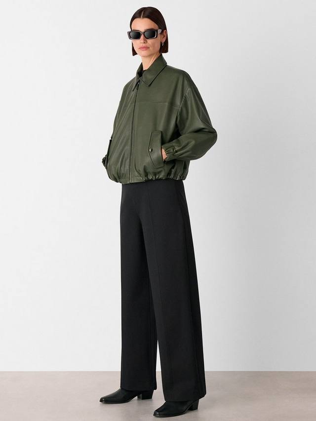 

Широкие брюки понте мид-райз с прямым кроем Whistles